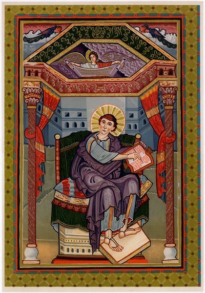 Sint-Mattheüs, ca. 800 n.Chr. door Unbekannt