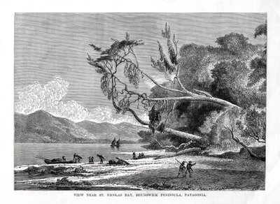 Sint-Nicolaasbaai, Brunswick-schiereiland, Patagonië door Unbekannt