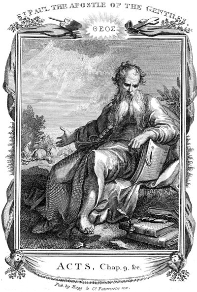 St. Paulus de Apostel die de christelijke boodschap aan de heidenen bracht, 19e eeuw door Unbekannt