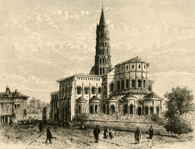 St. Sernin, Toulouse, 1890 door Unbekannt