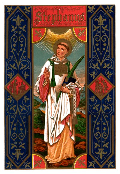 St. Stefanus, 1886 door Unbekannt