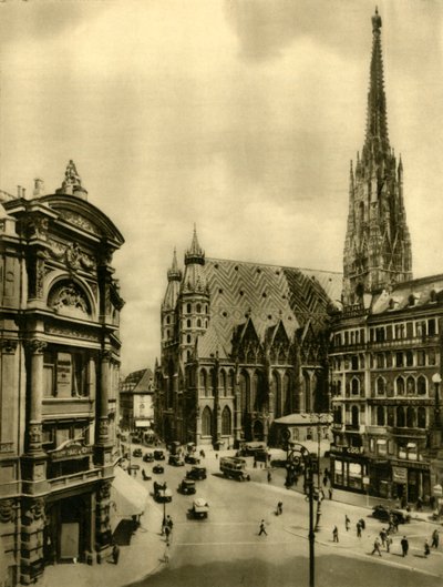 Stephansdom, Wenen, Oostenrijk, ca. 1935 door Unbekannt