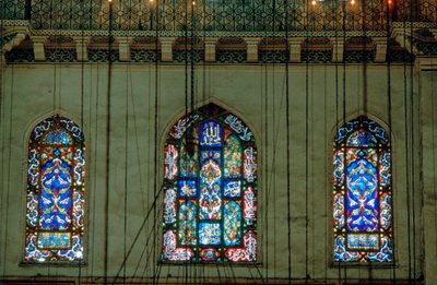 Glas-in-loodraam, Suleymaniye-moskee, 1557 door Unbekannt