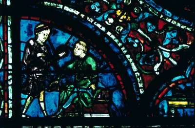 Glas-in-lood, Kathedraal van Chartres, Chartres, Frankrijk door Unbekannt
