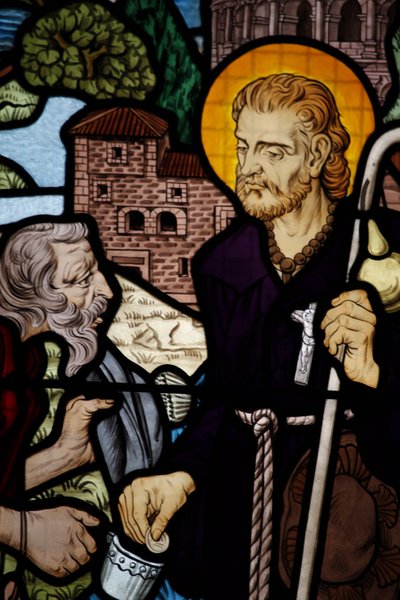 Glas-in-lood in Saint-Honore d