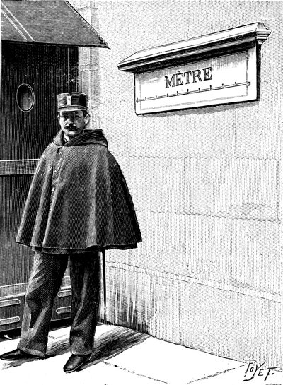 Standaardmeter in het Petit Luxembourg, Parijs, 1904 door Unbekannt