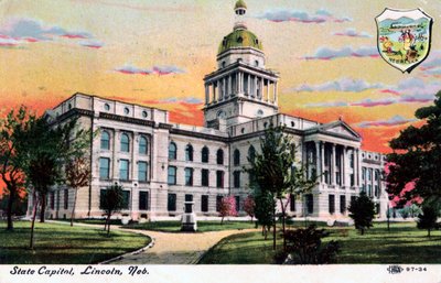 Staatskapitaal, Lincoln, Nebraska door Unbekannt