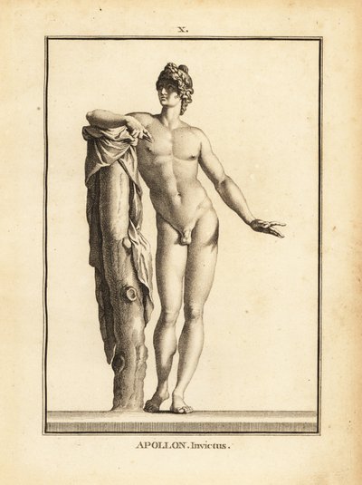 Standbeeld van Apollo Invictus door Unbekannt