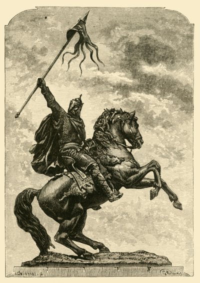 Standbeeld van Willem de Veroveraar, Falaise, 1890 door Unbekannt