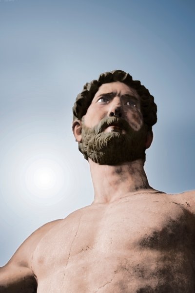 Standbeeld van de Romeinse keizer Hadrianus door Unbekannt