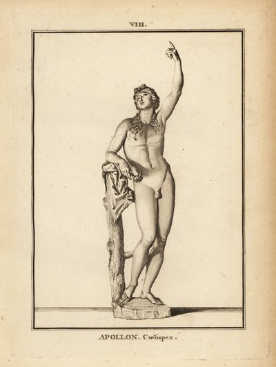 Beeld van de Romeinse god Apollo Coelispex, kijkend naar de hemel door Unbekannt