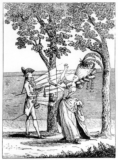 Stalen knopen, Coup de Bouton, 1777 door Unbekannt