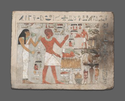 Stèle van Amenemhat en Hemet, Egypte, Middenrijk door Unbekannt