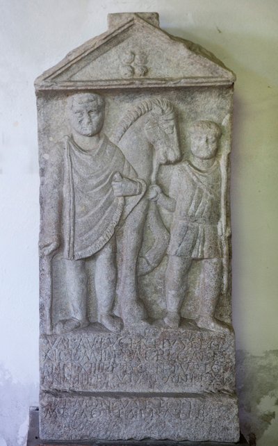 Stele, Valerio Alucenzio, steen, III eeuw door Unbekannt