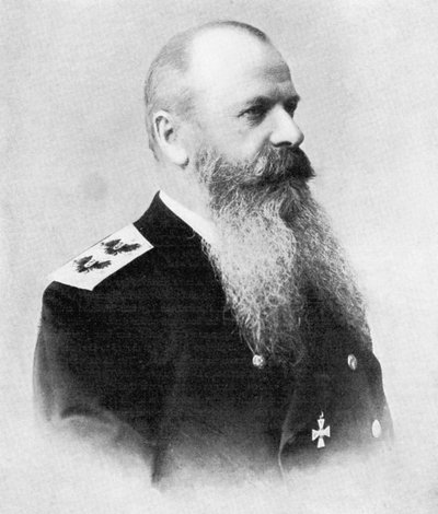 Stepan Osipovich Markov, commandant van de Russische vloot, Russisch-Japanse oorlog, 1904-5 door Unbekannt