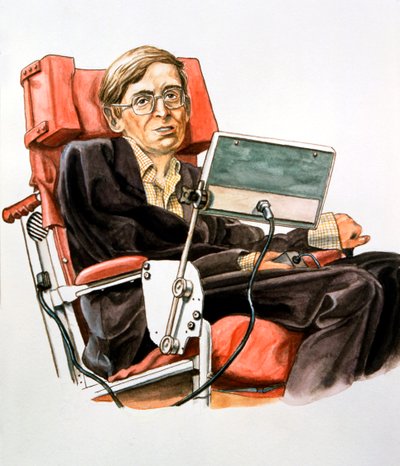 Stephen William Hawking geb. 1942, Brits theoretisch natuurkundige door Unbekannt