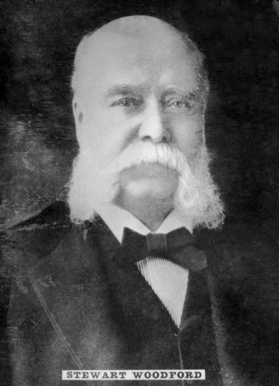 Stewart Lyndon Woodford 1835-1913, Amerikaanse Ambassadeur in Spanje tijdens de Spaans-Amerikaanse Oorlog, ca. 1910 door Unbekannt