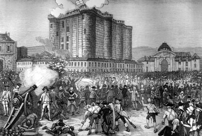 Bestorming van de Bastille, Parijs, 14 juli 1789, 1882-1884 door Unbekannt