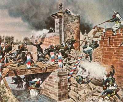 Bestorming van de Landau-poort in Weissenburg, 4 augustus 1870, 1936 door Unbekannt