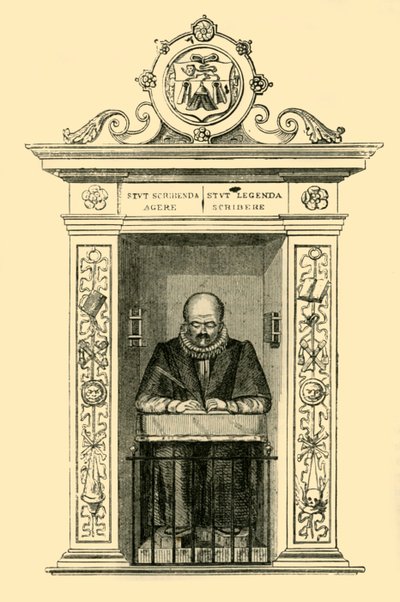 Stows Monument in St. Andrew Undershaft door Unbekannt