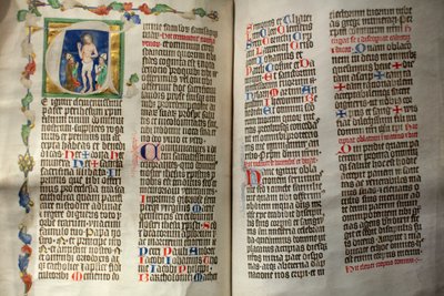Strahov Klooster Bibliotheek; Pontificale van Albert van Sternberk door Unbekannt