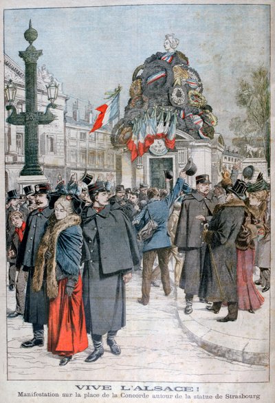 Straatsburg standbeeld, Place de la Concorde, Parijs door Unbekannt