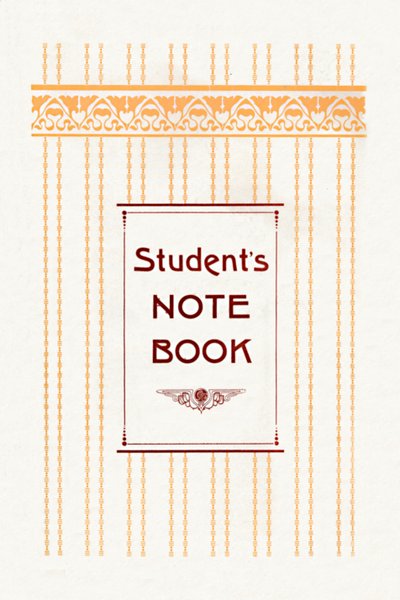 Studenten notitieboek, 1917 door Unbekannt