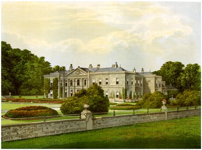 Studley Royal, Yorkshire, huis van de Markies van Ripon, c1880 door Unbekannt