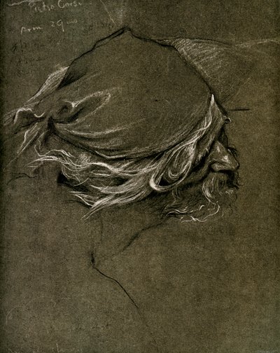 Studie voor De Zeemeermin, door Herbert J Draper, 1899 door Unbekannt