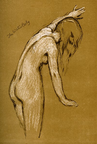 Studie voor De Waterbaby, 1900 door Unbekannt