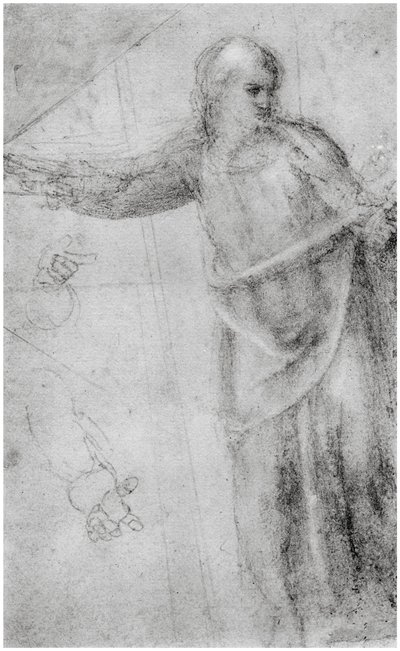 Studie voor een figuur van Christus, ca. 1555 door Unbekannt