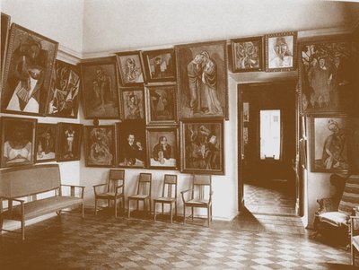Studie bekend als de Picasso Kamer in Shchukins huis door Unbekannt