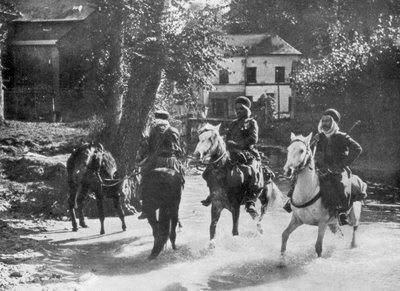 Soedanese cavalerie, Frankrijk, 1915 door Unbekannt