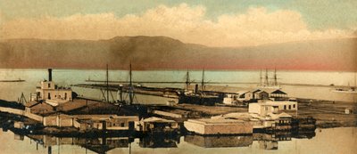 Suez - De dokken, ca. 1918-ca. 1939 door Unbekannt