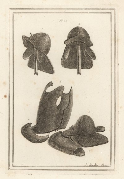 Harnas uit de tijd van koning James of Charles I door Unbekannt
