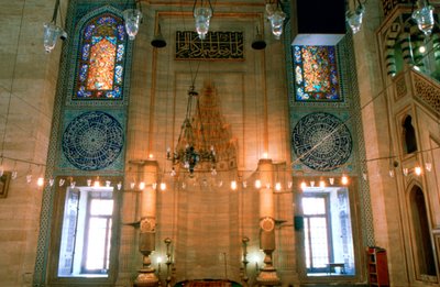 Süleymaniye-moskee, interieur, 1557 door Unbekannt
