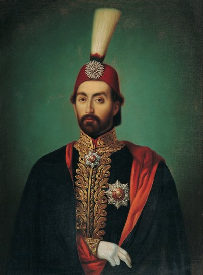 Sultan Abdülmecid I, midden 19e eeuw door Unbekannt