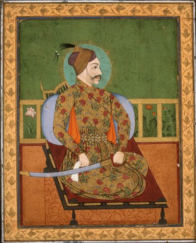 Sultan Abdullah Qutubshah van Golconda, c1640 door Unbekannt
