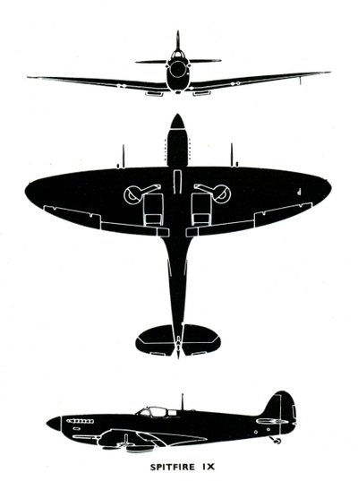 Supermarine Spitfire Mk IX, 1941 door Unbekannt