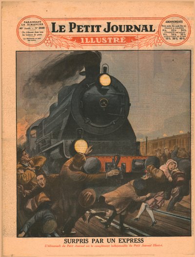 Surpris Par Un Express, 1929 door Unbekannt