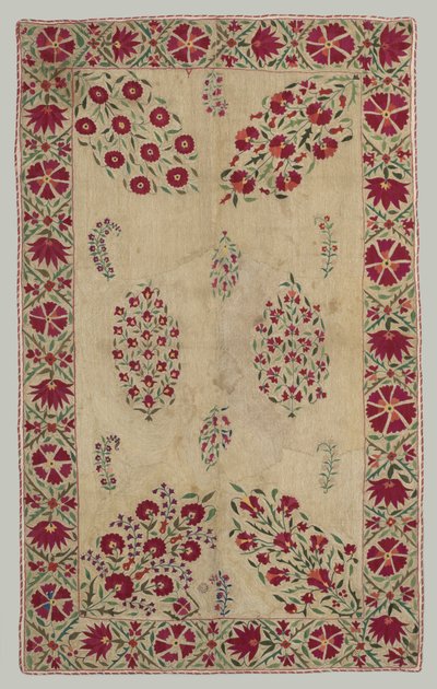 Suzani: divanhoes, 1700s door Unbekannt