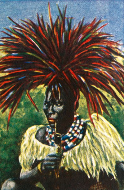 Swazi-man uit Zuid-Afrika, ca. 1928 door Unbekannt