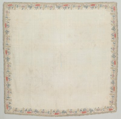 Tafelkleed, ca. 1775-1825 door Unbekannt