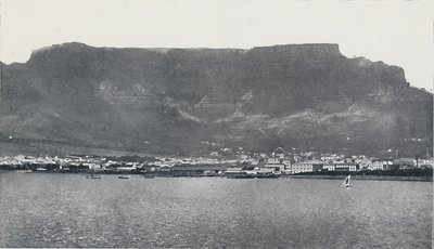 Tafelberg en Kaapstad, 1924 door Unbekannt