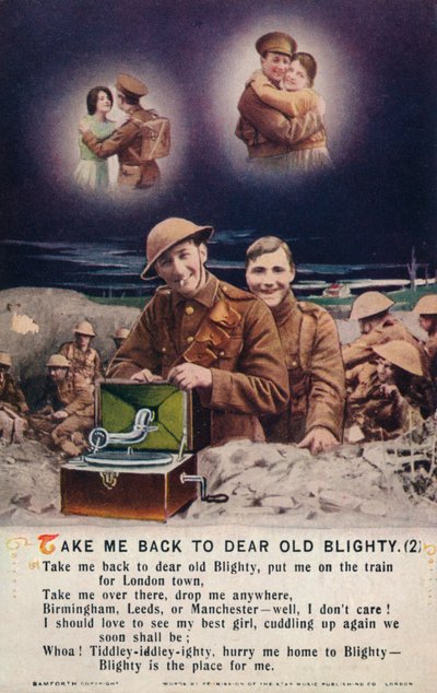 Breng me terug naar het oude geliefde Blighty 2, ca. 1916 door Unbekannt