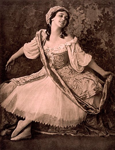 Tamara Karsavina, Russische ballerina, in Nikolai Tcherepnins ballet Le Pavillon d