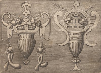 Targhe ed altri ornati di varie e capricciose invenzioni Cartouches en andere ornamenten door Unbekannt