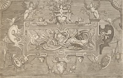 Targhe ed altri ornati di varie e capricciose invenzioni Cartouches en andere ornamenten, 1773 door Unbekannt