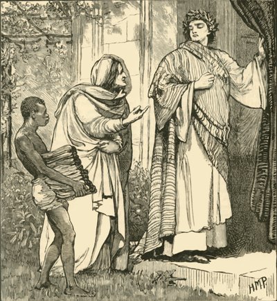 Tarquinius en de Sibylle door Unbekannt