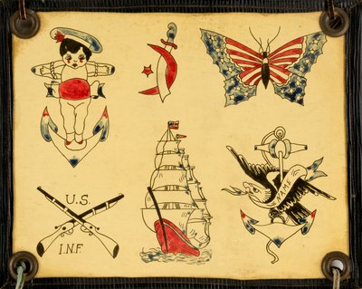 Tattoo Flash, 20e eeuw door Unbekannt